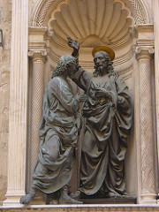 Andrea del Verrocchio (1435-1488)
Doubting of Thomas 
Or San Michele, Florence
1467-1483
