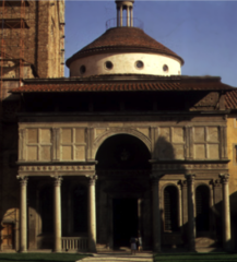 Brunelleschi, Pazzi Chapel facade