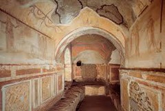 Catacomb of Priscilla Rome, Italy. Late Antique Europe. c. 200-400 C.E. Excavated tufa and fresco The wall paintings are considered the first Christian artwork.