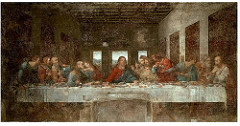 Leonardo da Vinci, Last Supper, Refectory, Convent of Santa Maria delle Grazie, Milan