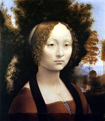 Leonardo da Vinci
Portrait of Ginevra Benci
Washington DC
Late 1400