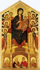 S. Trinita Altarpiece (Madonna and Child with Angels and Prophets), 1280, tempera on panel
