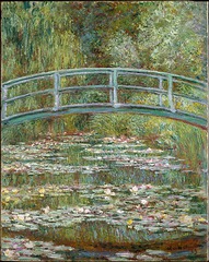 Bridge over a Pond of Water Lilies
Artist: Monet
Themes:
-entirely man-made: modernization
-